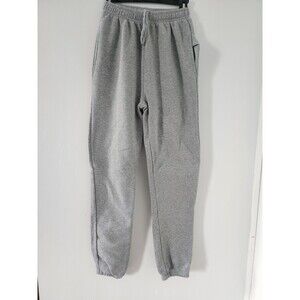 The North Pole Gray Sweatpants Side Pockets Drawstring Waist Adult Size S
